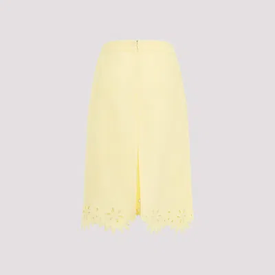 Bottega Veneta Embroidered Midi Skirt In Multicolor