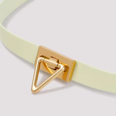Bottega Veneta Point Lock Calf Leather Belt In Multicolor