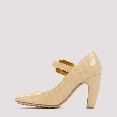Bottega Veneta Mostra 90 Mary Jane Pump In Croc-embossed Leather In Multicolor