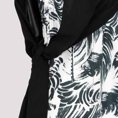 Bottega Veneta Printed Sleeveless Maxi Dress In Black