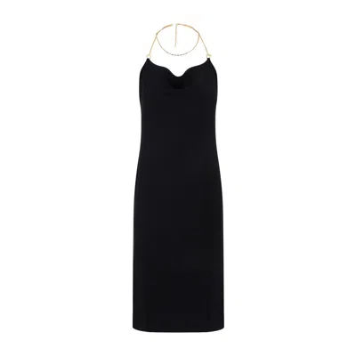 Bottega Veneta Stretch Viscose Dress In Black