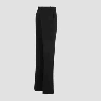 Bottega Veneta Flared Trousers In Black