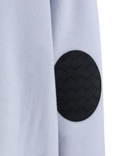 Bottega Veneta Classic Cashmere Cardigan With Intrec Patches In Multicolor