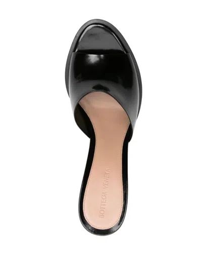 Bottega Veneta Cha-cha Patent Leather Mules In Multicolor