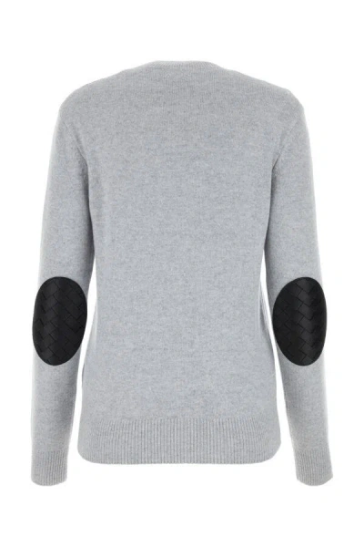 Bottega Veneta Cashmere Knit Sweater In Gray