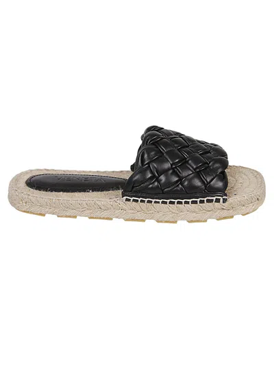 Bottega Veneta Jack Intrecciato Flat Sandals In Multicolor