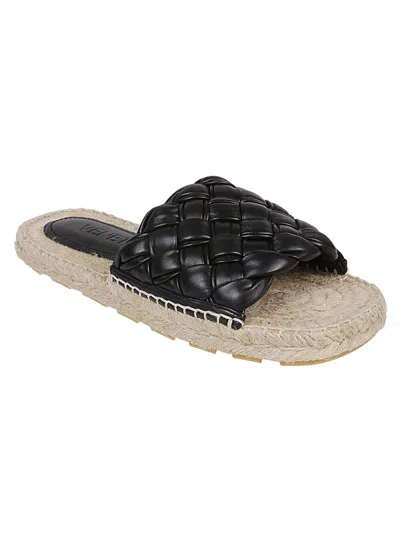 Bottega Veneta Jack Intrecciato Flat Sandals In Multicolor