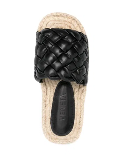 Bottega Veneta Jack Intrecciato Flat Sandals In Multicolor