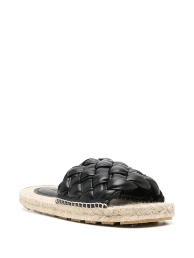 Bottega Veneta Jack Intrecciato Flat Sandals In Multicolor