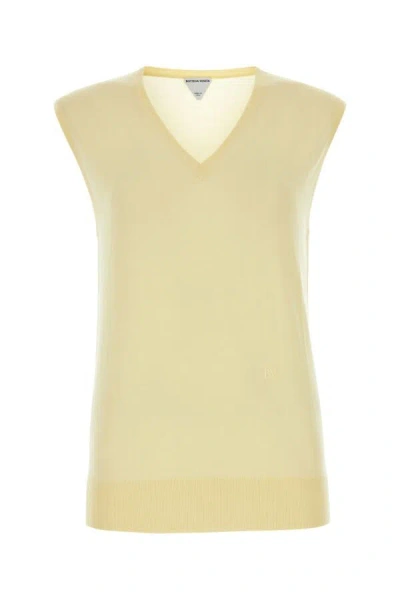Bottega Veneta Cashmere Vest In Yellow
