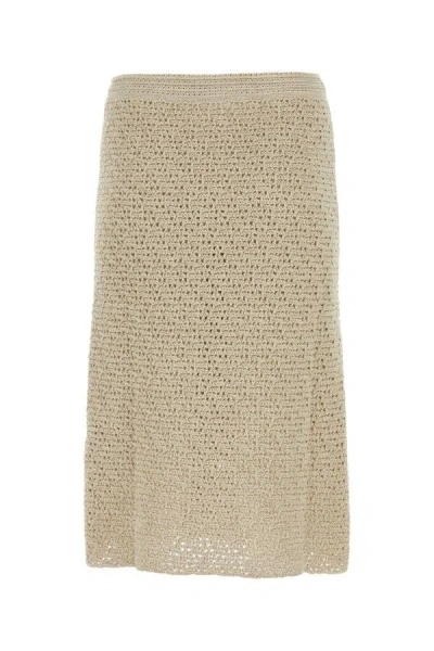 Bottega Veneta Skirt In Brown