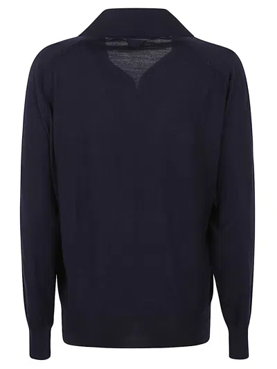 Bottega Veneta Women Wool Polo Shirt In Multicolor