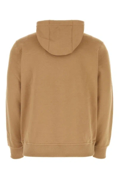 Burberry Biscuit Cotton Sweatshirt In Brown
