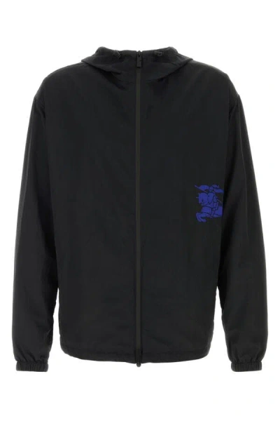 Burberry Lightweight Nylon Jacket By Ekd In Black