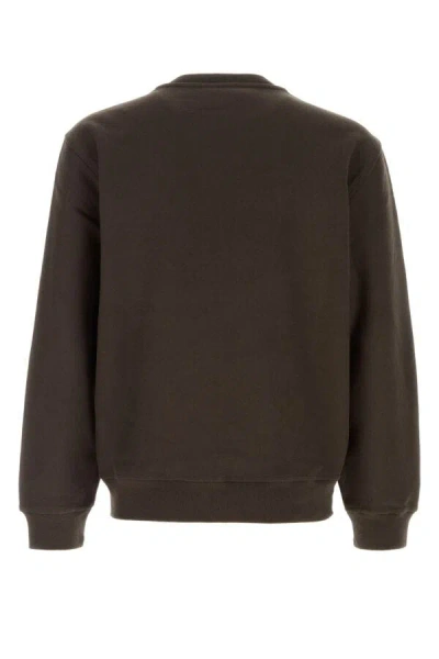 Burberry Brown Cotton Blend Sweatshirt In Brown
