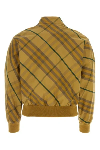 Burberry Check Motif Zip-up Bomber Jacket In Multicolor