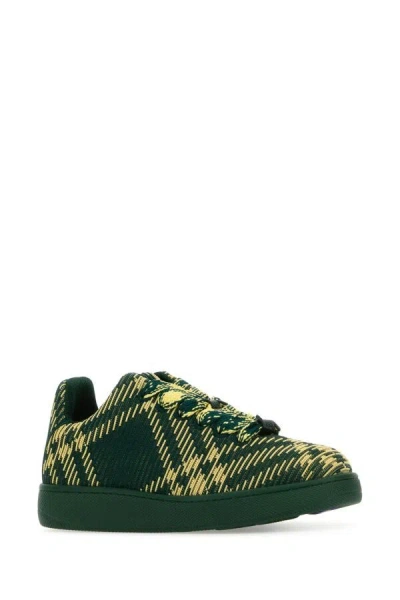 Burberry Sneaker Box With Check Processing In Brown