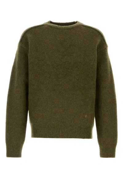 Burberry Wool And Cashmere Blend Sweater In Green