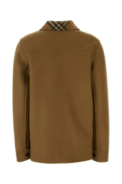 Burberry Jackets And Vests In Brown