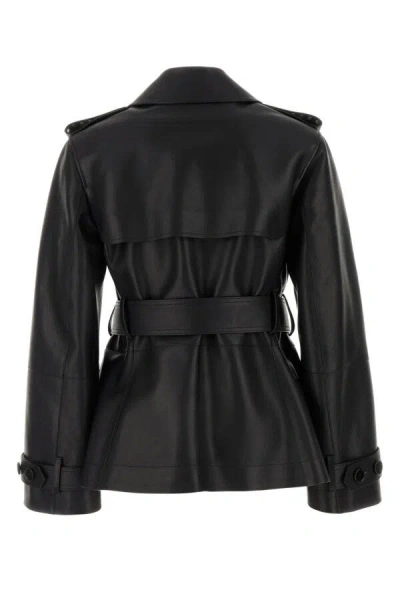 Burberry Women's Leather Jacket In Black