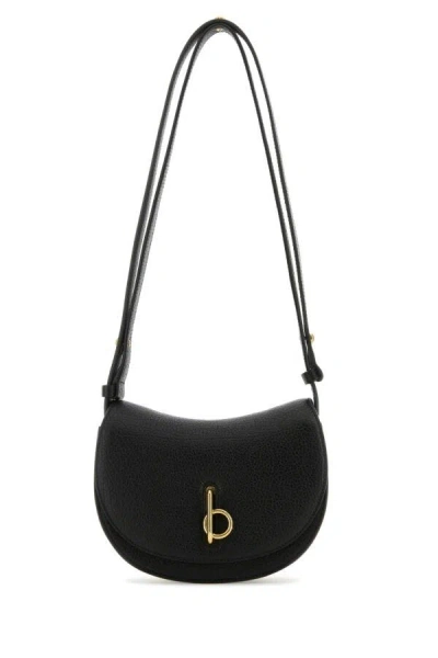 Burberry Women's Elegant Leather Bag For All Occasions In Black