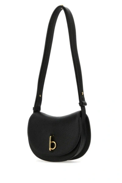 Burberry Women's Elegant Leather Bag For All Occasions In Black