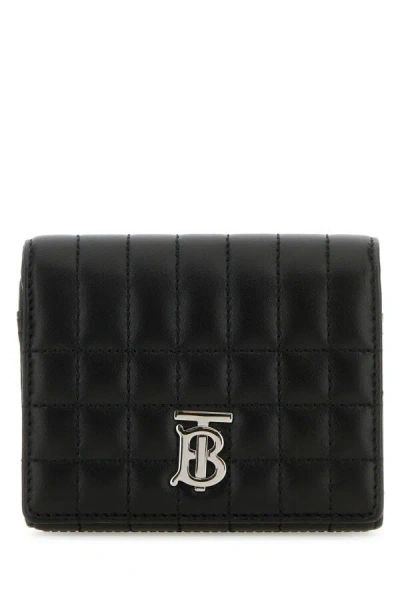 Burberry Small Lola Wallet In Leather In Black