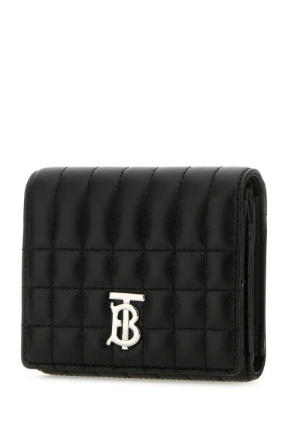 Burberry Small Lola Wallet In Leather In Black