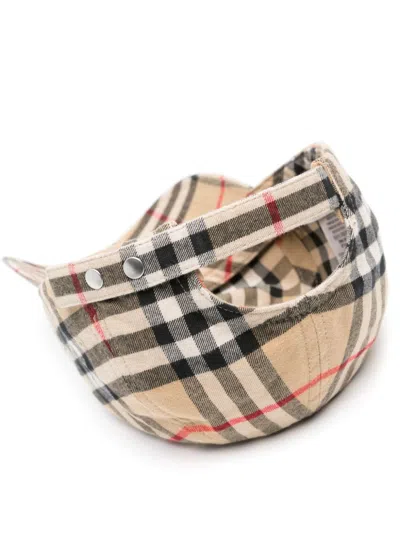 Burberry Vintage Check-pattern Baseball Cap In Multicolor