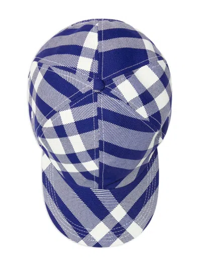 Burberry Baseball Cap With Tartan Pattern Unisex In Multicolor