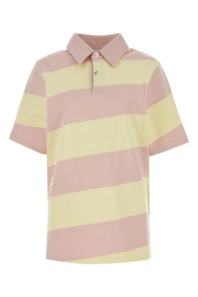 Burberry Cotton Polo In Multicolor