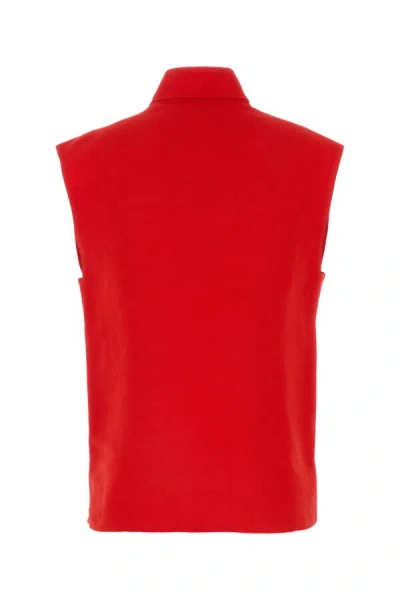 Burberry Women's Canvas Vest In Red