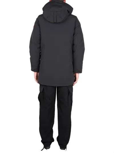 Canada Goose Langford Parka Nylon Down Jacket In Black