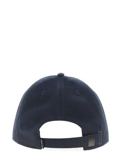 Canada Goose Baseball Hat With Logo Patch In Blue