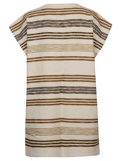 Celine Women Righe, M/c Abito Corto M/c In Multicolor