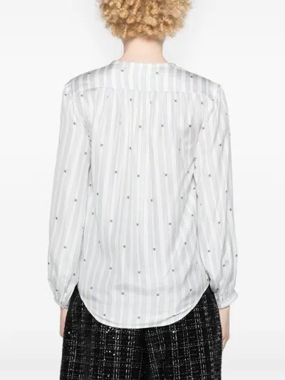 Celine Women Romy Romy Rigata Camicia In Multicolor