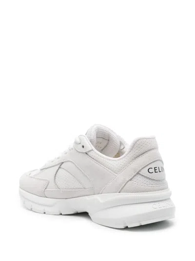 Celine Runner Cr-03 Low-top Lace-up Sneaker In Mesh In Multicolor