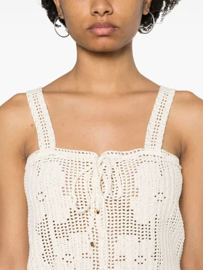 Celine Short Ruffled Top In Cotton And Silk Jersey In Multicolor