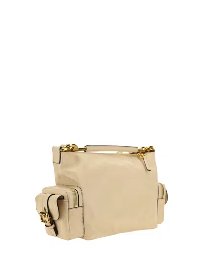 Chloé Leather Camera Handbag Buckle Detail In Multicolor