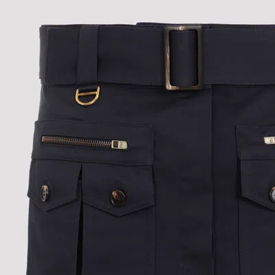 Chloé Cargo Mini Skirt In Blue
