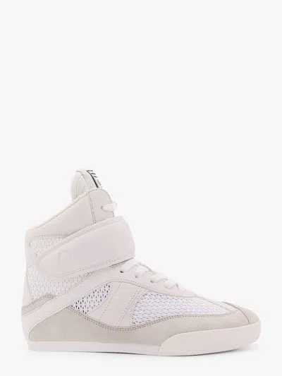 Chloé High-top Sneakers Featuring Mesh Panels In White