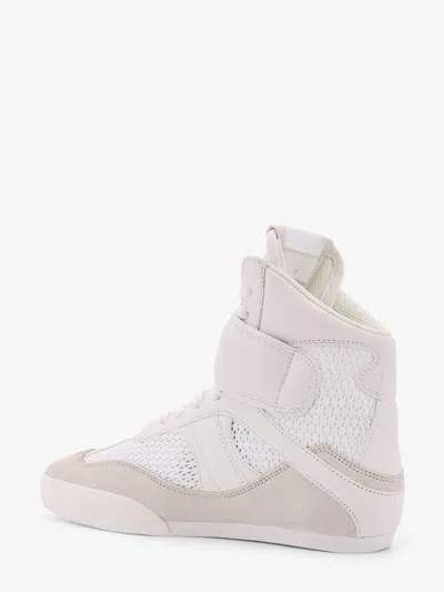 Chloé High-top Sneakers Featuring Mesh Panels In White