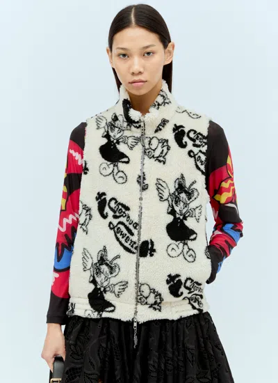 Chopova Lowena Cartoon-print Gilet In Multicolor