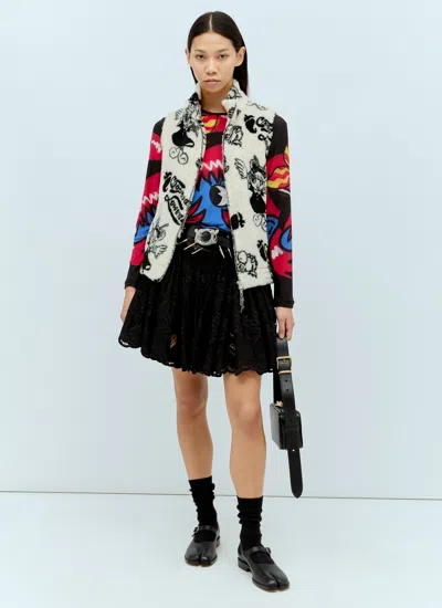 Chopova Lowena Cartoon-print Gilet In Multicolor