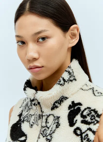 Chopova Lowena Cartoon-print Gilet In Multicolor