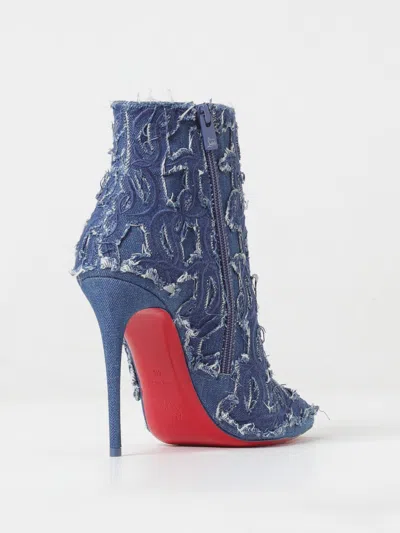 Christian Louboutin Short Boot In Blue