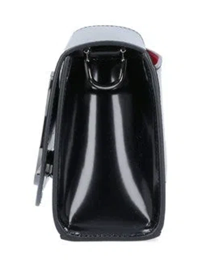 Christian Louboutin Loubi54 Large Leather Crossbody Clutch In Black