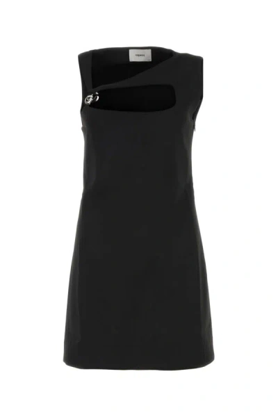 Coperni Robe Courte Droite In Black