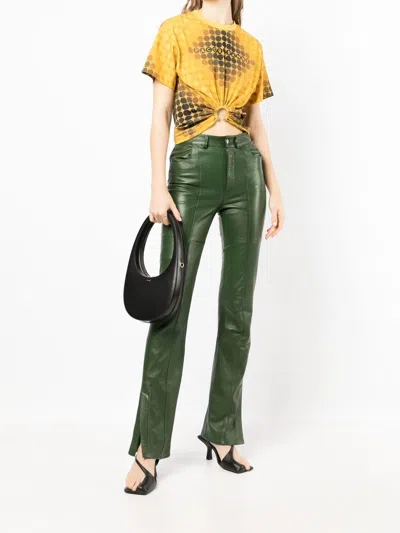 Shop Coperni Women Swipe Leather Crossbody Bag In Multicolor