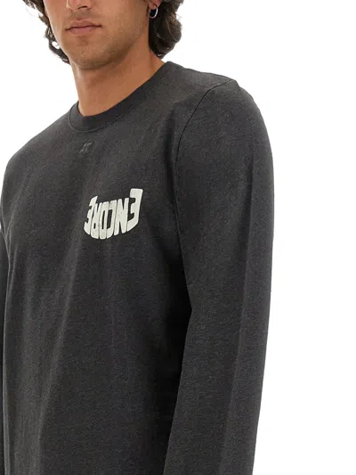 Courrèges T-shirt With Logo In Black